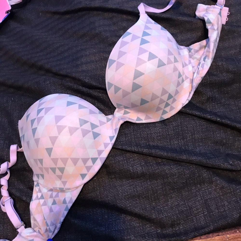 Pink bra